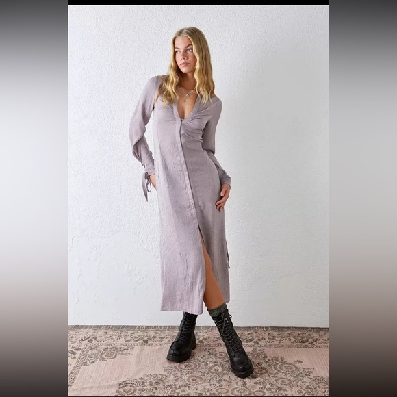 Urban Outfitters Dresses & Skirts - 19. UO Chapman Midi Shirt
Dress Lavender size M